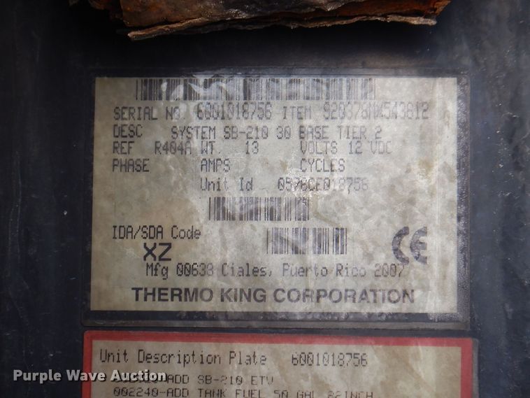 image for item DK2189 2008 Great Dane  refrigerated van trailer