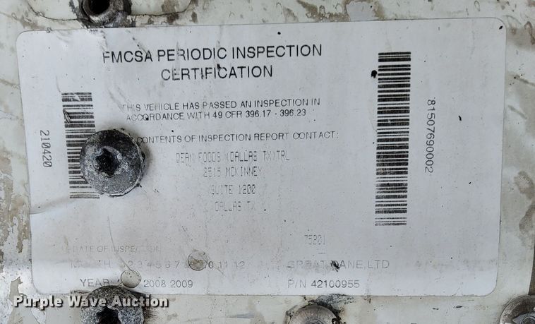 image for item DK2190 2008 Great Dane  refrigerated van trailer