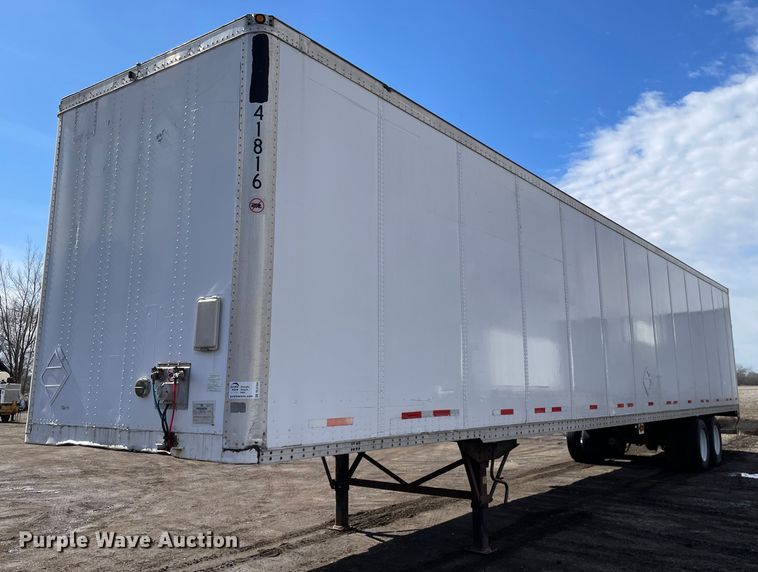image for item DL3764 2001 Wabash  dry van trailer