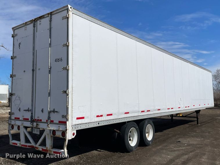 image for item DL3764 2001 Wabash  dry van trailer