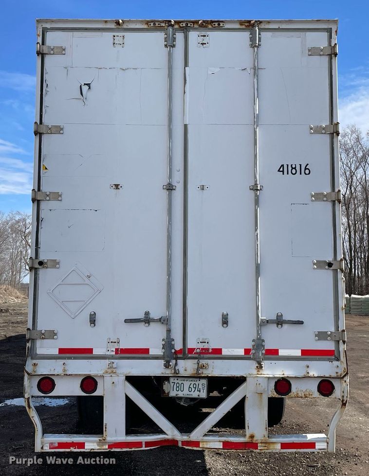 image for item DL3764 2001 Wabash  dry van trailer