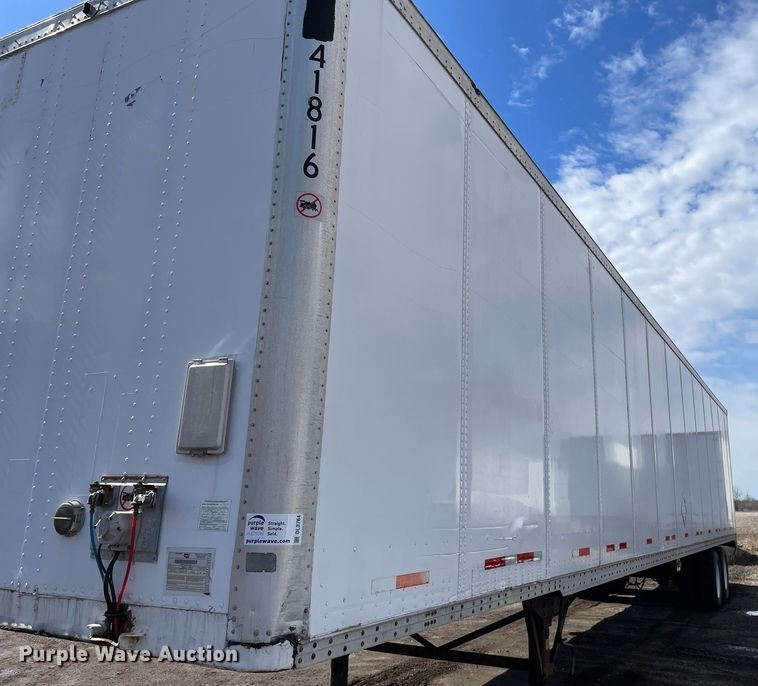 image for item DL3764 2001 Wabash  dry van trailer