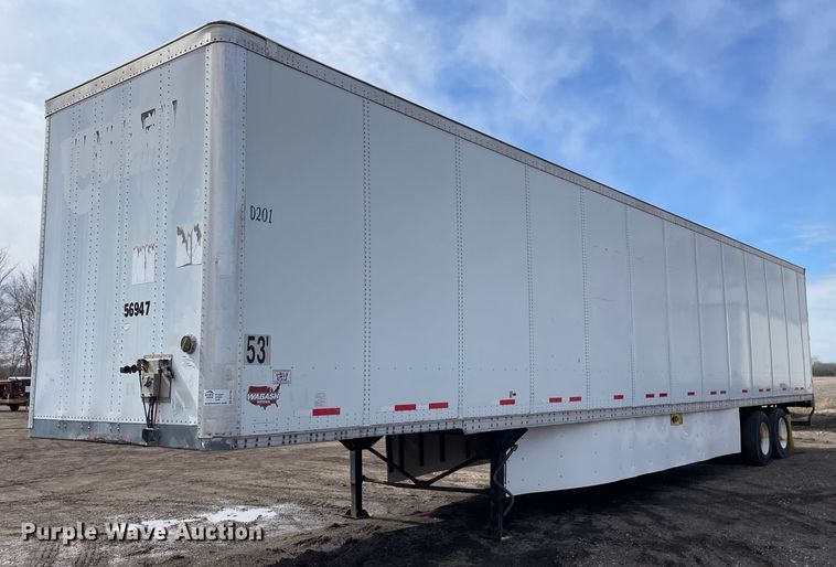 image for item DL3765 2005 Wabash  dry van trailer