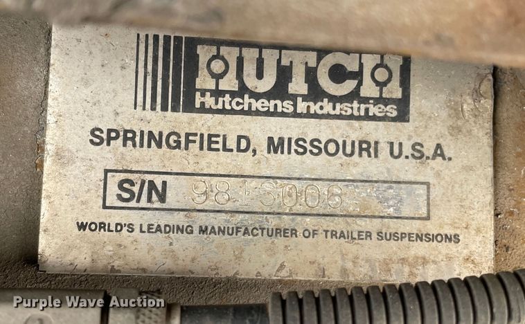 image for item DN4558 1998 Wabash  dry van trailer