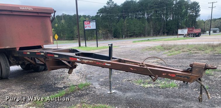 image for item DO1918 2010 Warren PD12  end dump pup trailer