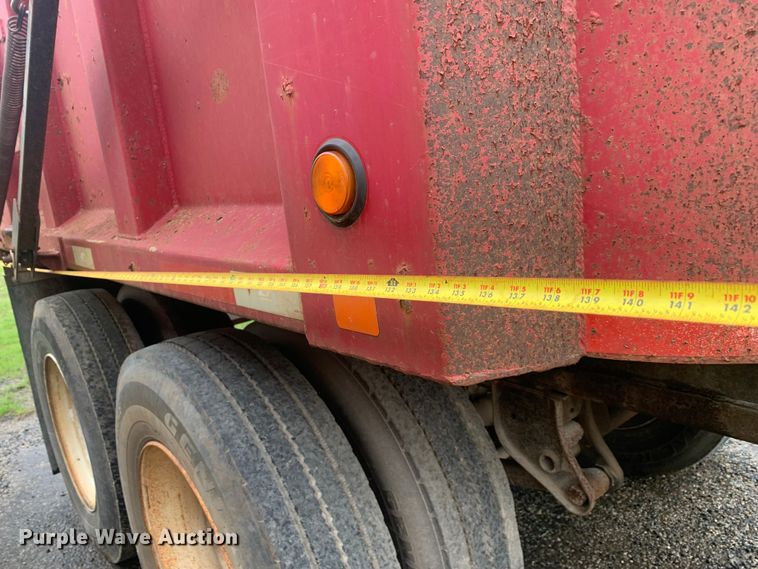 image for item DO1918 2010 Warren PD12  end dump pup trailer