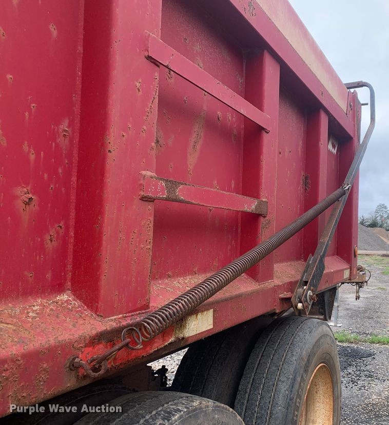 image for item DO1918 2010 Warren PD12  end dump pup trailer