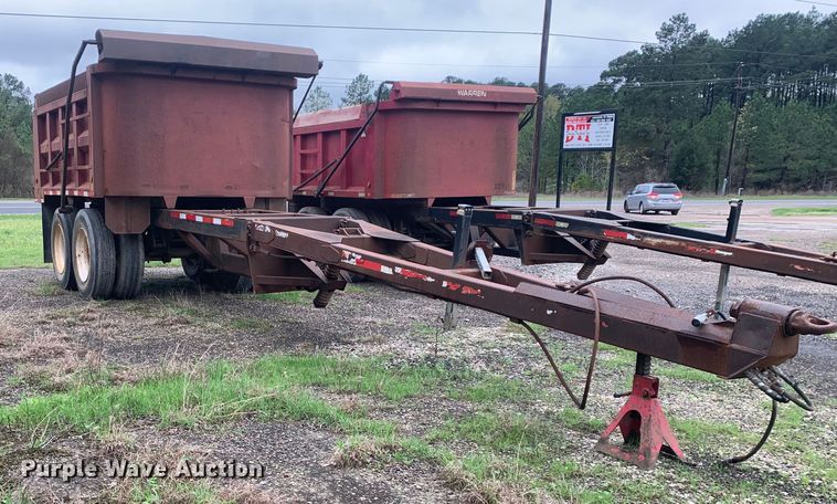 image for item DO1919 1994 SEI  end dump pup trailer