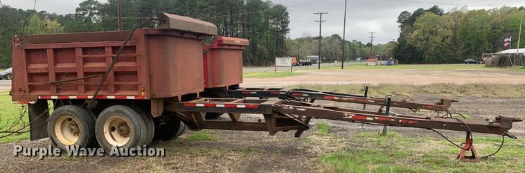 image for item DO1919 1994 SEI  end dump pup trailer