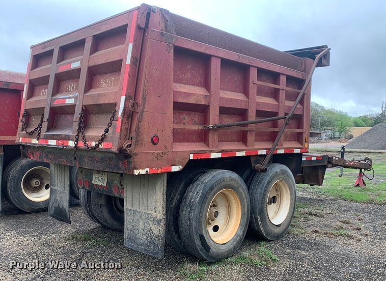 image for item DO1919 1994 SEI  end dump pup trailer