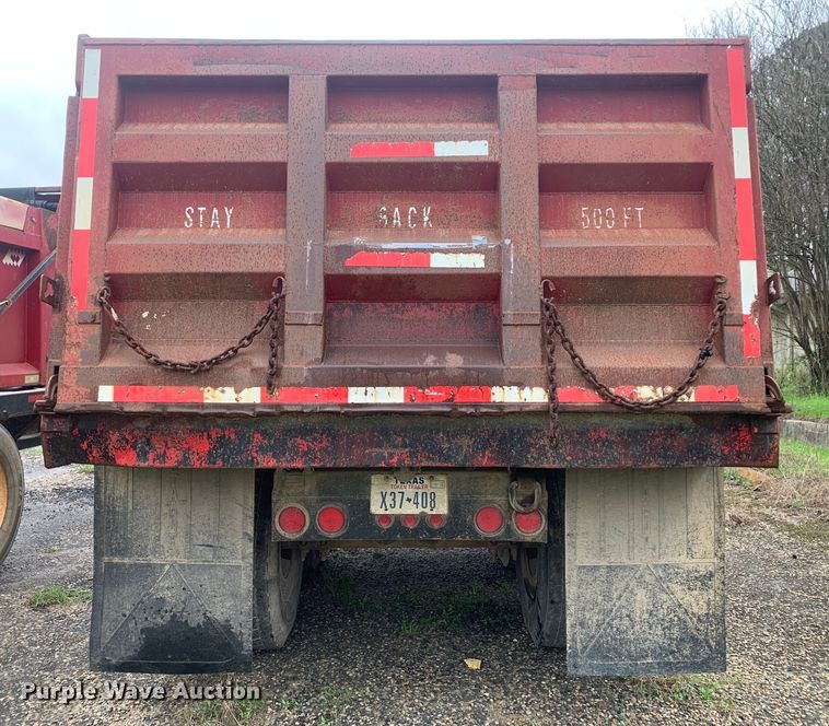 image for item DO1919 1994 SEI  end dump pup trailer