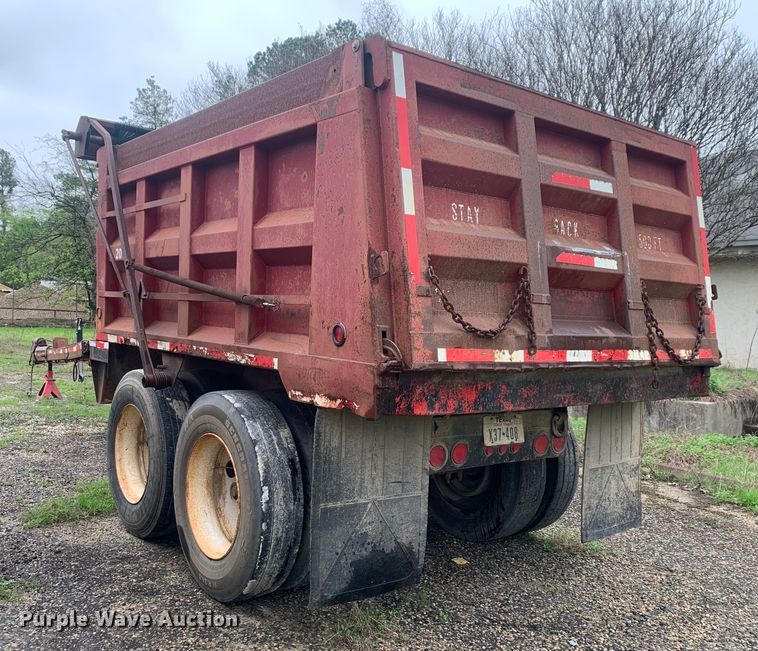 image for item DO1919 1994 SEI  end dump pup trailer