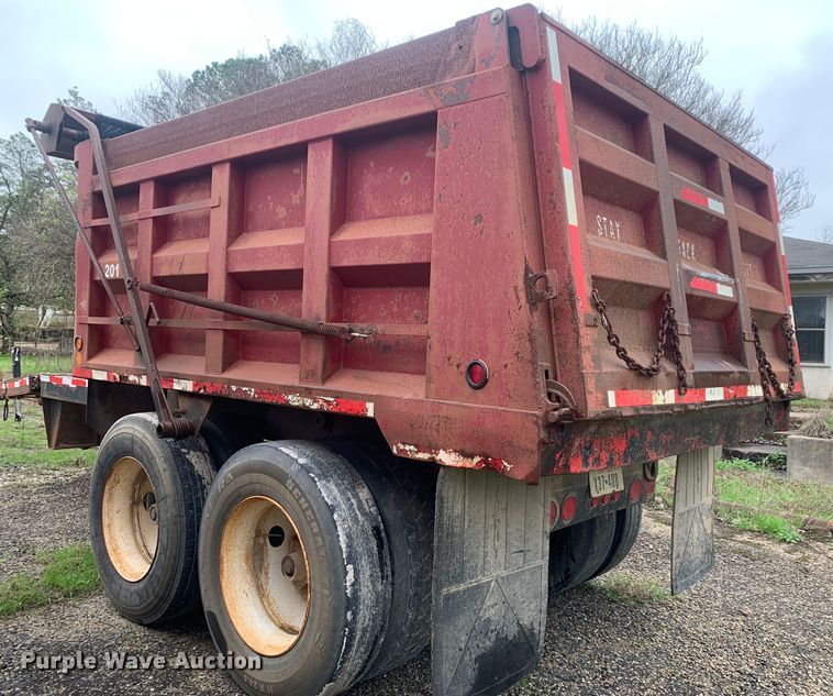 image for item DO1919 1994 SEI  end dump pup trailer