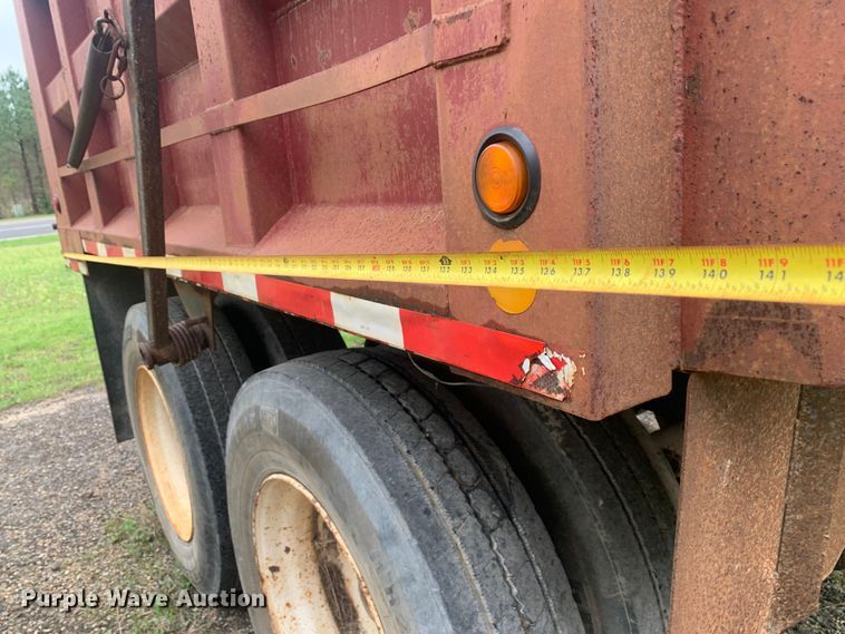 image for item DO1919 1994 SEI  end dump pup trailer