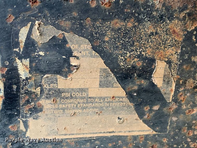 image for item DO1919 1994 SEI  end dump pup trailer