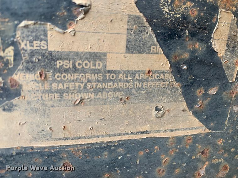 image for item DO1919 1994 SEI  end dump pup trailer