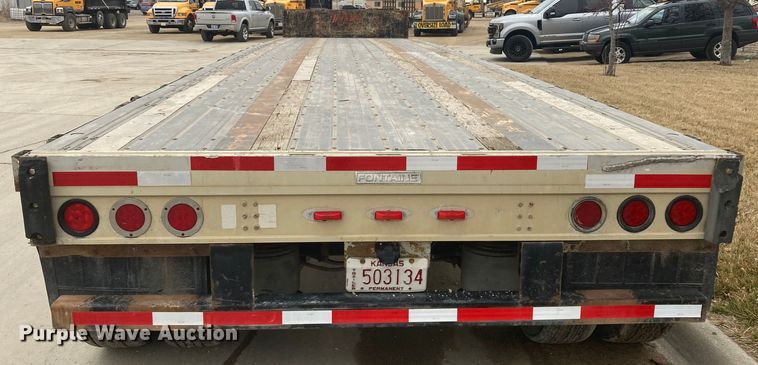 image for item HN9822 2007 Fontaine 1DFT-7-8048WSAWK  drop deck trailer