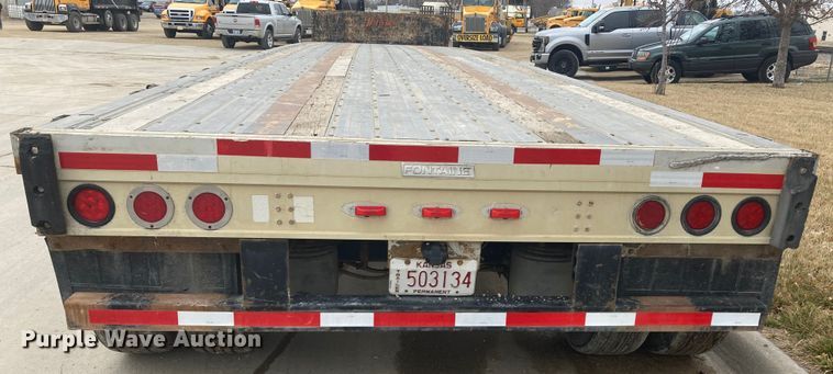 image for item HN9822 2007 Fontaine 1DFT-7-8048WSAWK  drop deck trailer