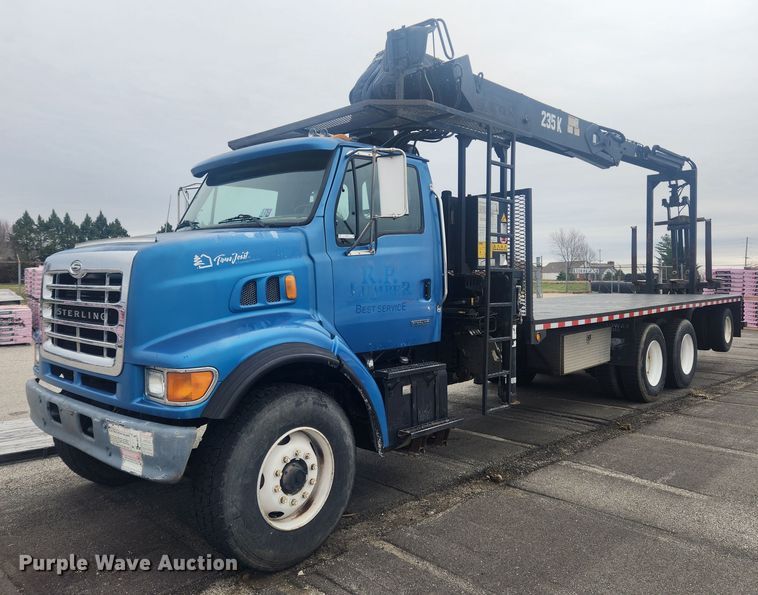 image for item JB9523 2002 Sterling L7500  crane truck