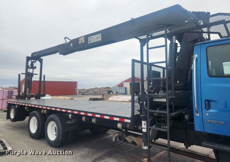 image for item JB9523 2002 Sterling L7500  crane truck