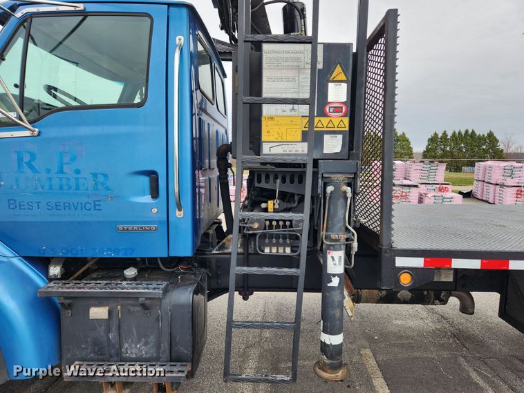 image for item JB9523 2002 Sterling L7500  crane truck