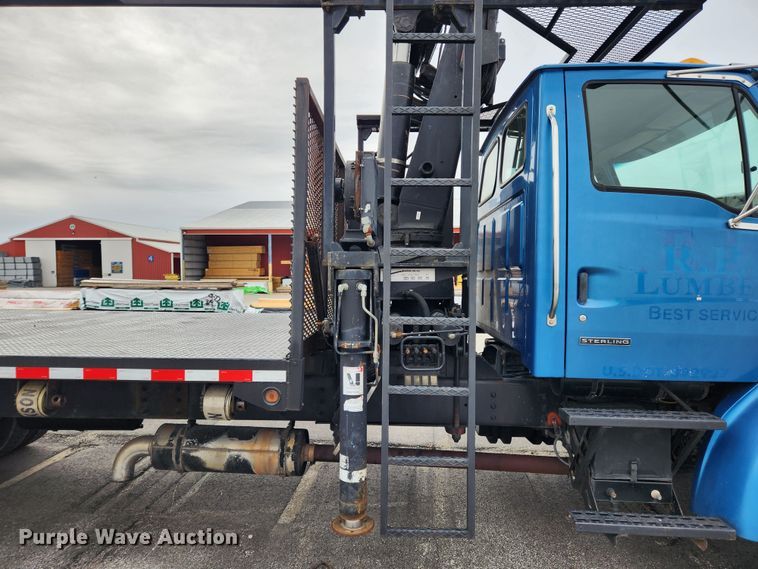 image for item JB9523 2002 Sterling L7500  crane truck