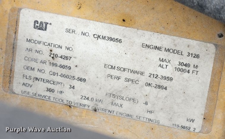 image for item JB9523 2002 Sterling L7500  crane truck