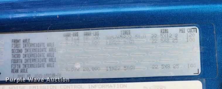 image for item JB9523 2002 Sterling L7500  crane truck