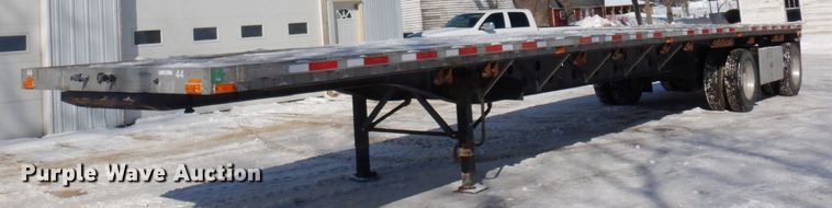 image for item KU9825 2000 Transcraft  flatbed trailer