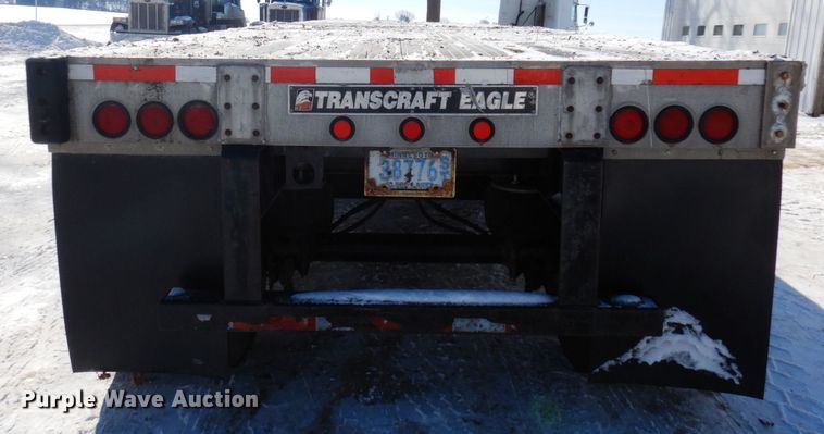 image for item KU9825 2000 Transcraft  flatbed trailer