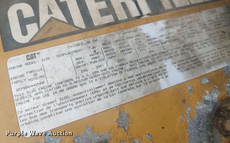 image for item LG9606 1999 GMC C6500  box truck