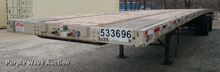 image for item LH9849 2009 Wilson CF900  flatbed trailer