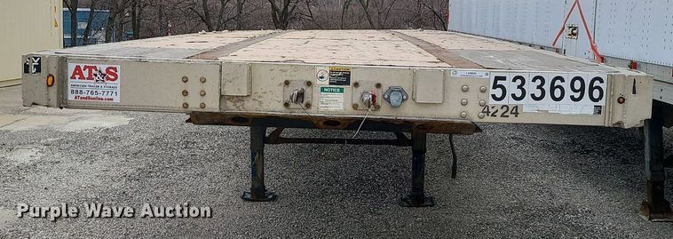 image for item LH9849 2009 Wilson CF900  flatbed trailer