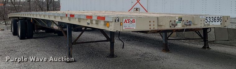 image for item LH9849 2009 Wilson CF900  flatbed trailer