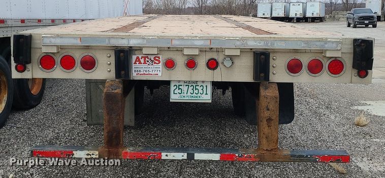 image for item LH9849 2009 Wilson CF900  flatbed trailer