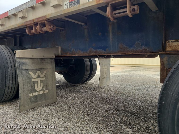 image for item LH9849 2009 Wilson CF900  flatbed trailer