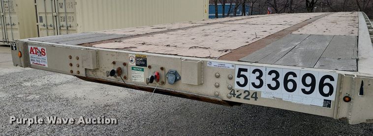 image for item LH9849 2009 Wilson CF900  flatbed trailer