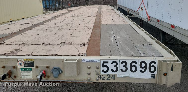 image for item LH9849 2009 Wilson CF900  flatbed trailer