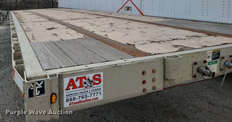 image for item LH9849 2009 Wilson CF900  flatbed trailer