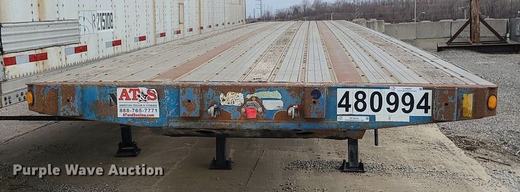 image for item LH9850 1998 Fontaine LFTW-6-8048WSAK  flatbed trailer