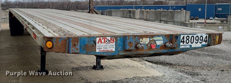 image for item LH9850 1998 Fontaine LFTW-6-8048WSAK  flatbed trailer