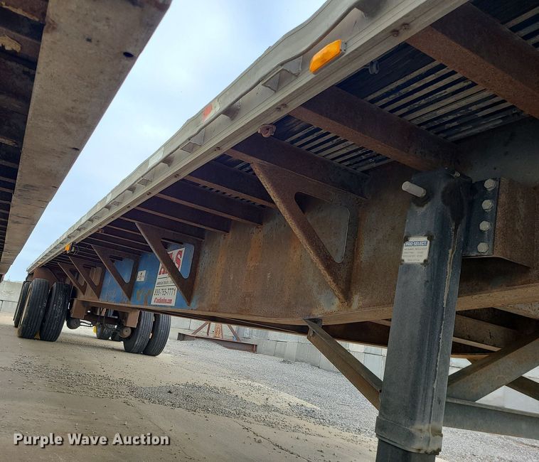 image for item LH9850 1998 Fontaine LFTW-6-8048WSAK  flatbed trailer