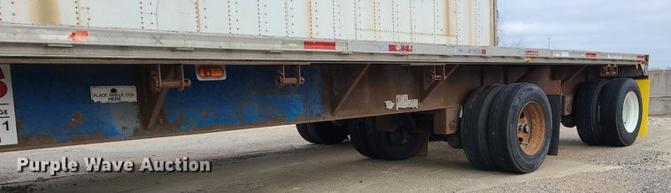 image for item LH9850 1998 Fontaine LFTW-6-8048WSAK  flatbed trailer