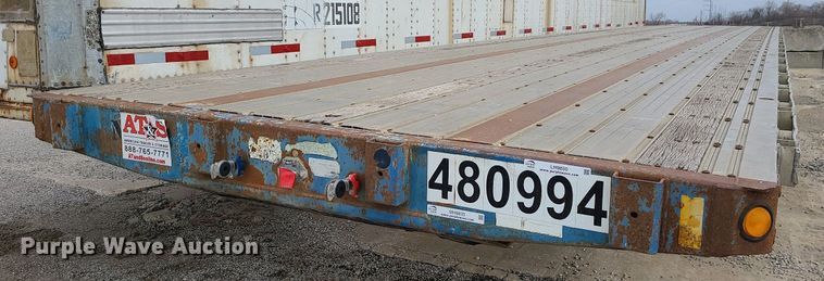 image for item LH9850 1998 Fontaine LFTW-6-8048WSAK  flatbed trailer