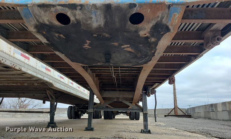 image for item LH9850 1998 Fontaine LFTW-6-8048WSAK  flatbed trailer