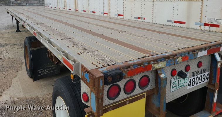 image for item LH9850 1998 Fontaine LFTW-6-8048WSAK  flatbed trailer
