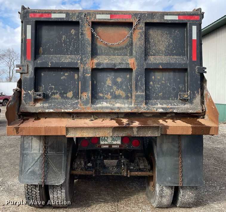 image for item MB9020 1987 Hilbilt  end dump trailer