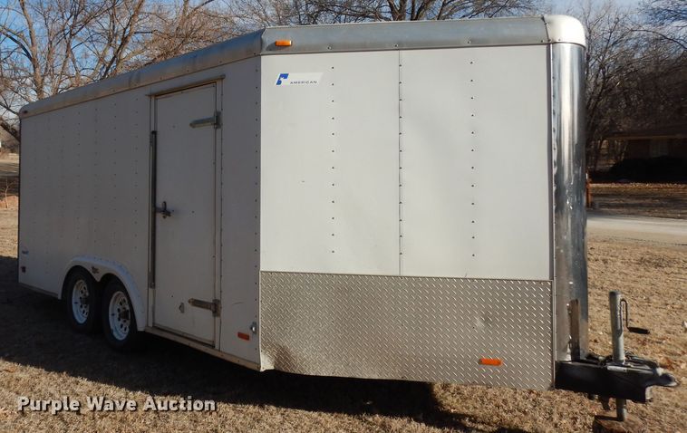 image for item DK7623 2001 Pace American VC8520TA2  enclosed cargo trailer