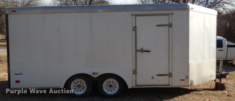 image for item DK7623 2001 Pace American VC8520TA2  enclosed cargo trailer
