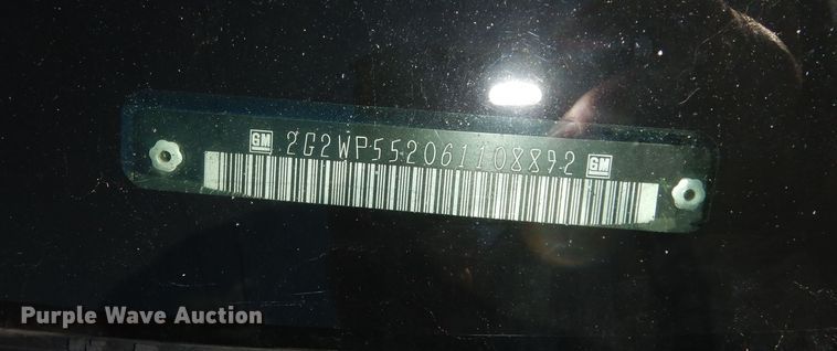 image for item DK7741 2006 Pontiac Grand Prix